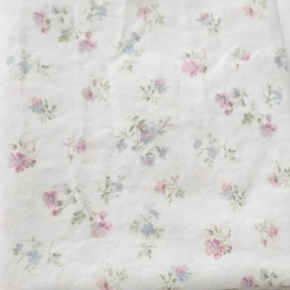 VtgTwin Reversible Duvet Cover Shabby Chic Cottage Floral Cotton Pink Romantic